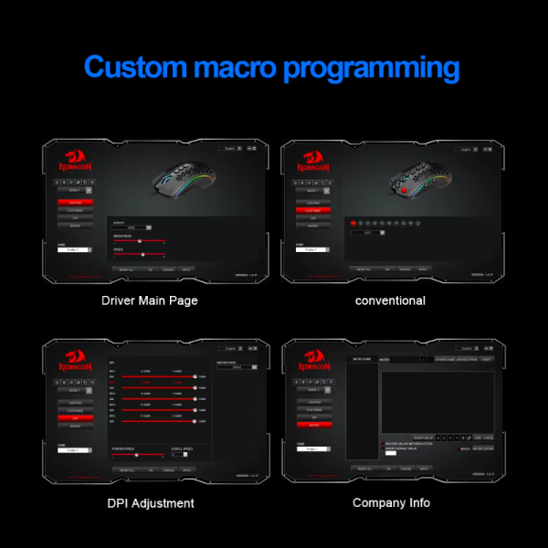 MOUSE REDRAGON STORM M808 - Imagen 3