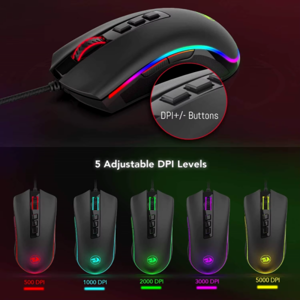 MOUSE GAMER REDRAGON COBRA - Imagen 3